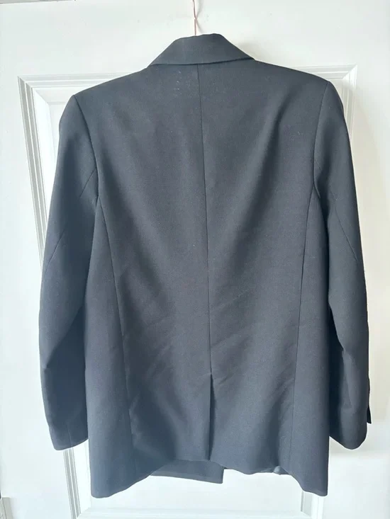 Anine Bing Black structured Double-Breasted Blazer - Picture 6 of 9